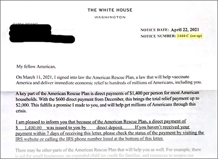 White House Letter
