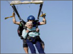 Dorothy Hoffner skydiving