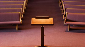 Pastor podium