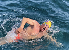 North swimming