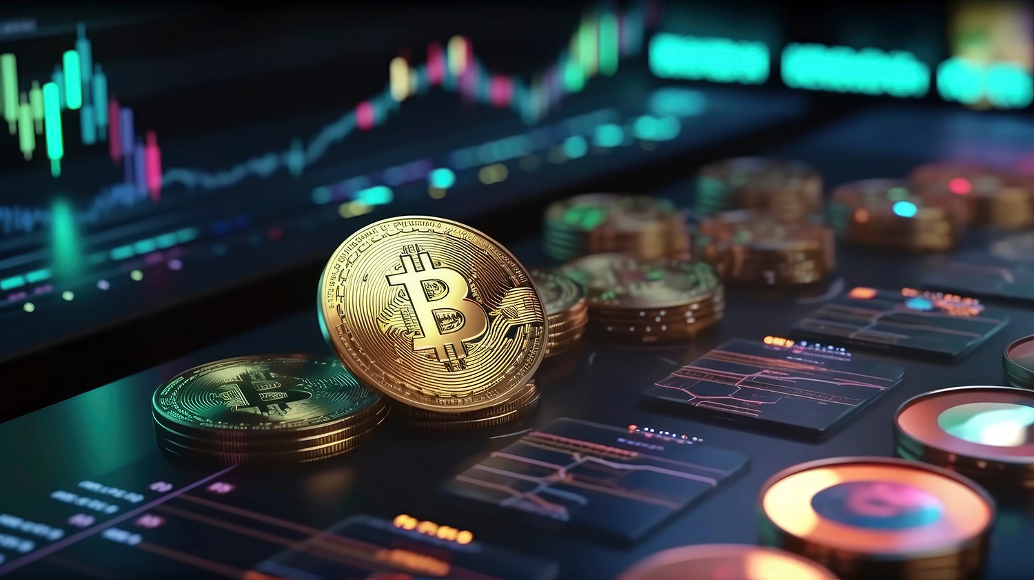 Crypto currency photo illustration